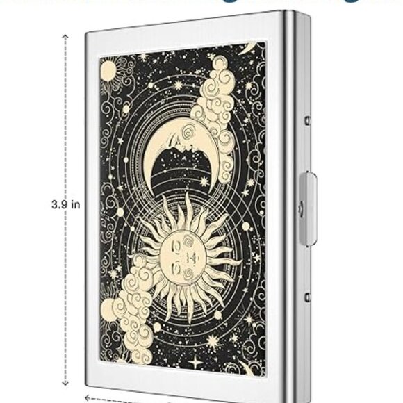 Credit Card Holder, Mini Credit Card Wallet RFID Blocking Slim - Picture 6 of 11